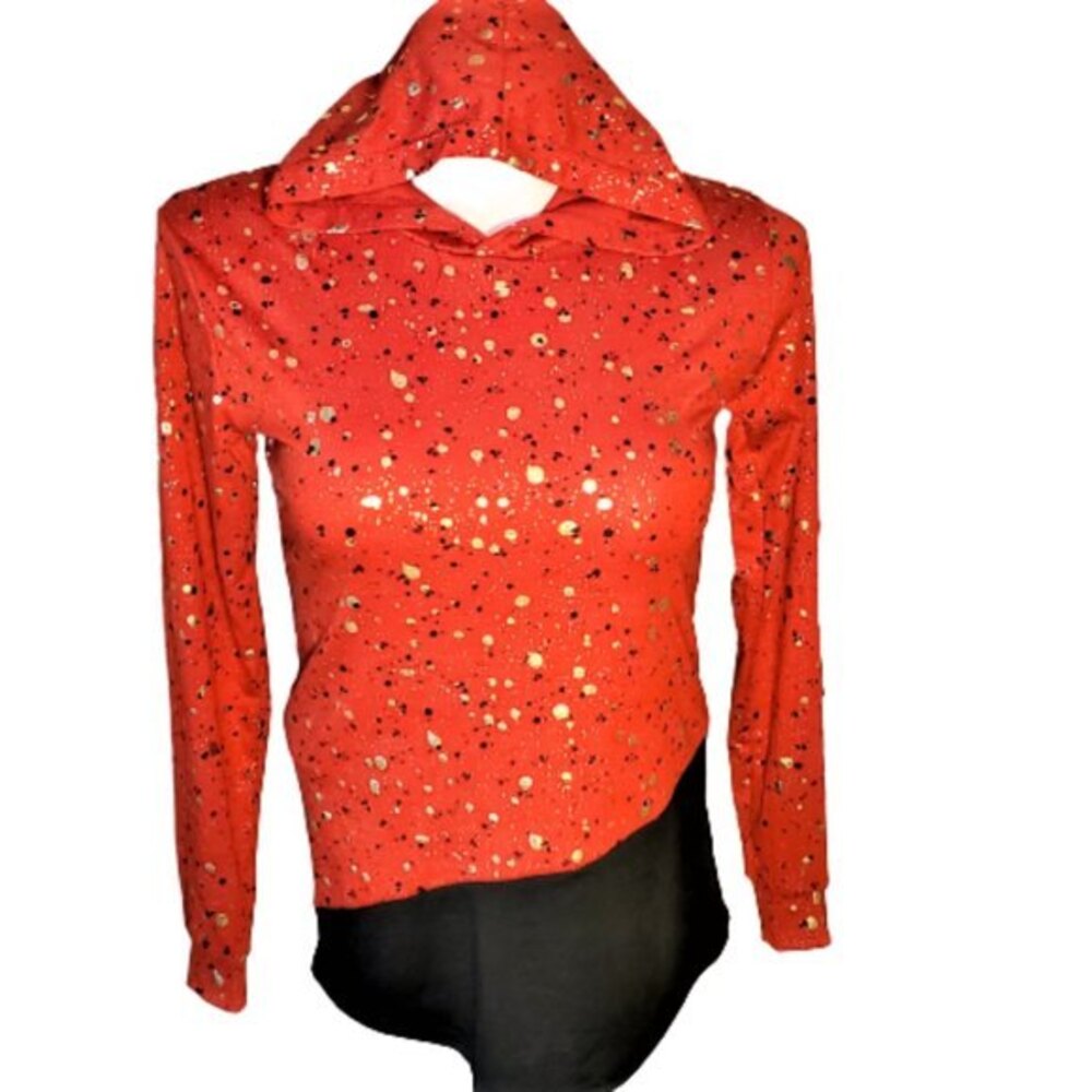 Brooklyn Laundry Hoodie Top Long Sleeve Sweatshirt Size L